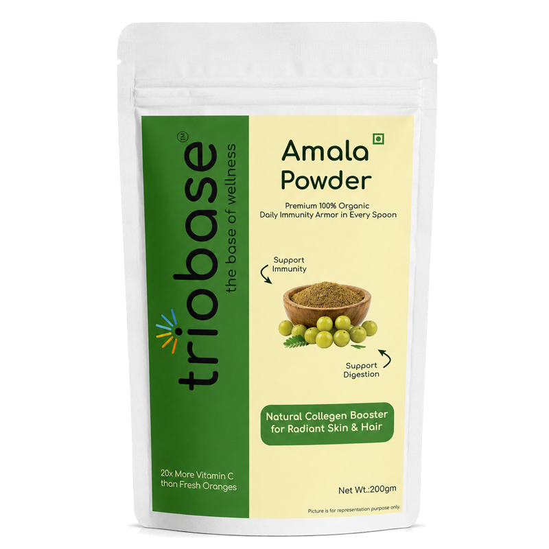 TRIOBASE 100% organic Amla powder, 200g pouch